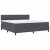vidaXL Boxrug&oacute;s &aacute;gy S&ouml;t&eacute;tsz&uuml;rke &eacute;s Feh&eacute;r 200 x 200 cm B&aacute;rsonyos sz&ouml;vet
