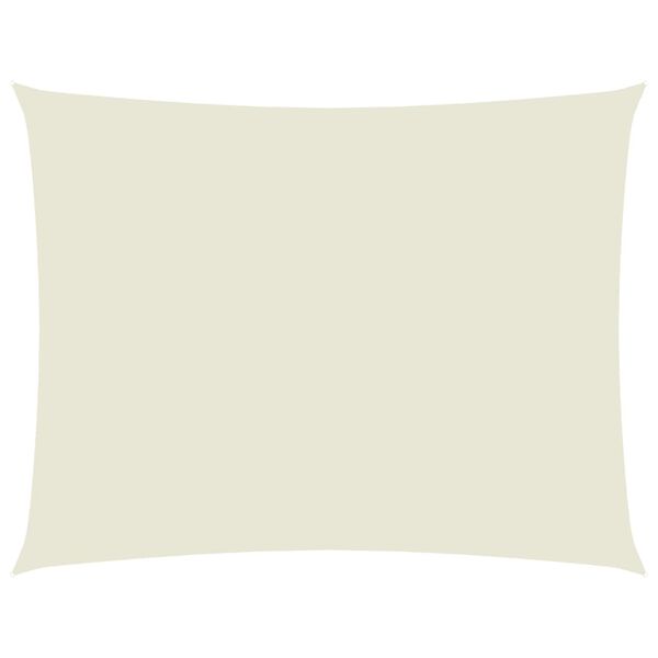 vidaXL bézs téglalap alakú oxford-szövet napvitorla 3,5 x 4,5 m