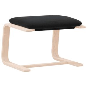 vidaXL fekete sz&ouml;vet l&aacute;bzs&aacute;moly 51x41x40 cm