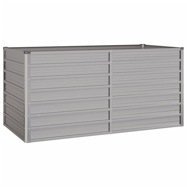 vidaXL rozsda színű színű corten acél kerti magaságyás 160x80x77 cm