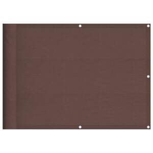 vidaXL barna 100% oxford poli&eacute;szter erk&eacute;lyparav&aacute;n 75 x 800 cm