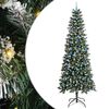 vidaXL Mű kar&aacute;csonyfa Z&ouml;ld 240 cm PVC &eacute;s műanyag &eacute;s ac&eacute;l
