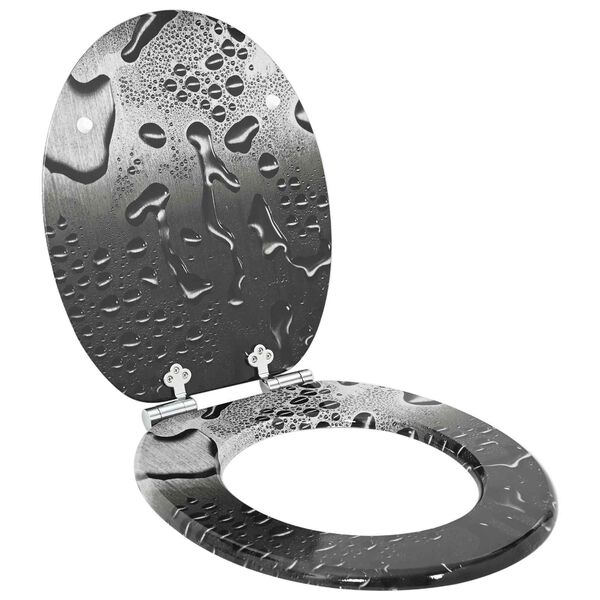 vidaXL WC &uuml;lőke 2 pcs Sz&uuml;rke 44 x 38 cm MDF lap