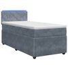 vidaXL Boxspring &aacute;gy matraccal S&ouml;t&eacute;tsz&uuml;rke 80 x 200 cm B&aacute;rsony