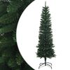 vidaXL Artificial Slim Christmas Tree 120 cm PE &eacute;s PVC Z&ouml;ld