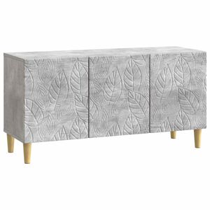 vidaXL TV szekr&eacute;ny 99 x 34,5 x 50 cm Betonsz&uuml;rke Szerelt Fa