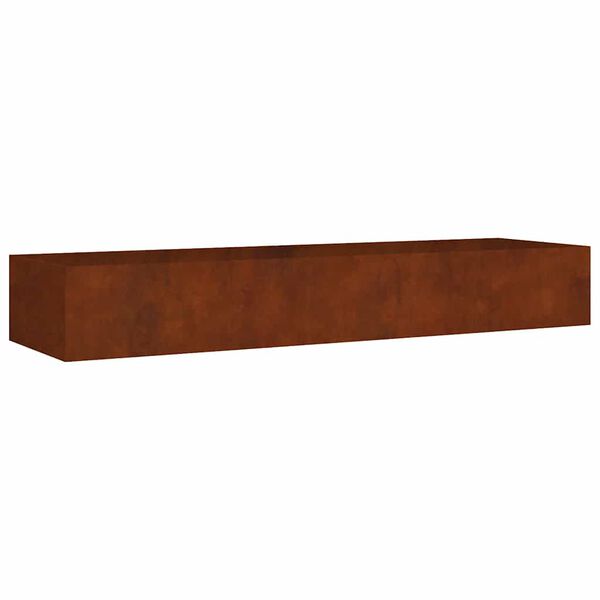 vidaXL corten ac&eacute;l kerti magas&aacute;gy&aacute;s 280 x 80 x 40 cm