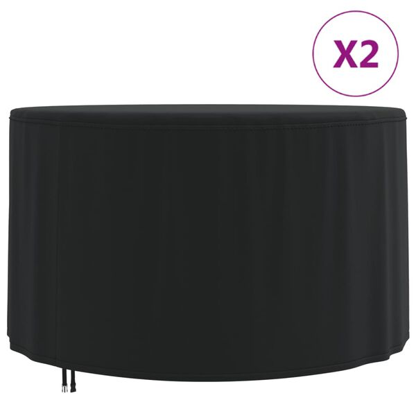 vidaXL 2 db 420D oxford-sz&ouml;vet kerti b&uacute;torhuzat &Oslash;128x71 cm