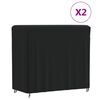vidaXL 2db 420D oxford-sz&ouml;vet tűzifa&aacute;llv&aacute;ny-huzat 122x61x106 cm
