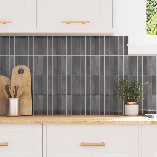 vidaXL T&eacute;glalap csempe 10 pcs Sz&uuml;rke 29 x 23 x 0,08 cm