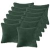 vidaXL P&aacute;rna huzat 12 db HEERLEN S&ouml;t&eacute;tz&ouml;ld 40 x 40 cm Boucl&eacute;