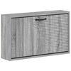 vidaXL Fali Cipőtart&oacute; HAARLEM 71 x 17 x 43 cm Szerelt Fa Sz&uuml;rke Sonoma