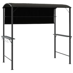 vidaXL antracitsz&uuml;rke pavilon tetővel 220 x 110 x 200 cm