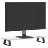 vidaXL fekete edzett &uuml;veg &eacute;s f&eacute;m monitor&aacute;llv&aacute;ny 60 x 20 x 8 cm
