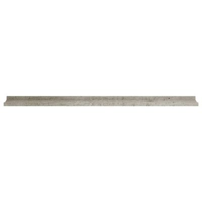 vidaXL 2 db betonszürke fali polc 115 x 9 x 3 cm