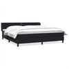 vidaXL fekete b&aacute;rsony rug&oacute;s &aacute;gy matraccal 180x210 cm
