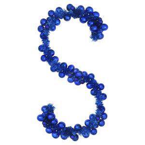 vidaXL Kar&aacute;csonyi g&ouml;mb girland K&eacute;k 186 cm Polisztirol