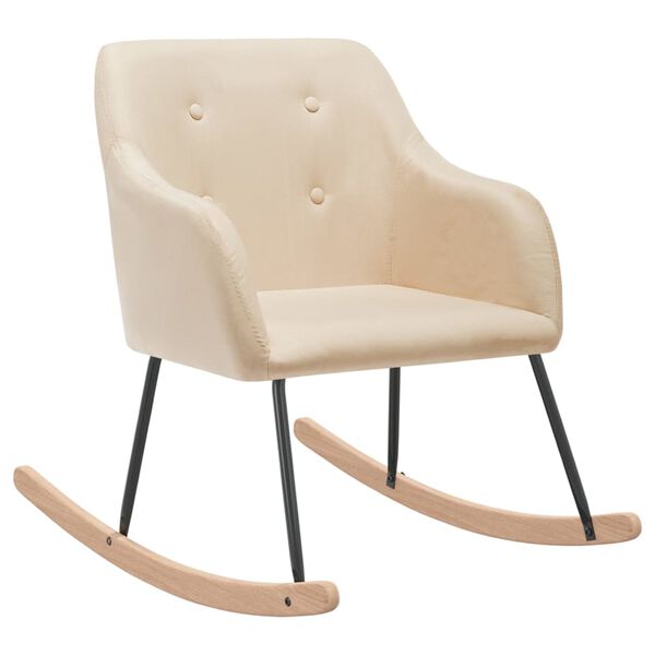 vidaXL kr&eacute;msz&iacute;nű sz&ouml;vet hintasz&eacute;k