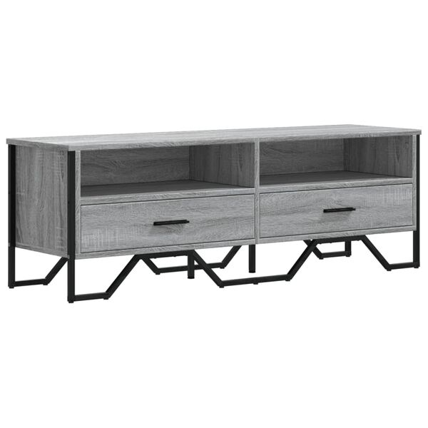 vidaXL sz&uuml;rke sonoma sz&iacute;nű szerelt fa TV-szekr&eacute;ny 122 x 34 x 41 cm