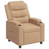 vidaXL Fotel &aacute;gy Cappuccino 75 x 93 x 98 cm Sz&ouml;vet