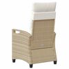 vidaXL Kerti Sz&eacute;k 2 pcs Beige &eacute;s kr&eacute;m 56 x 60 x 112 cm