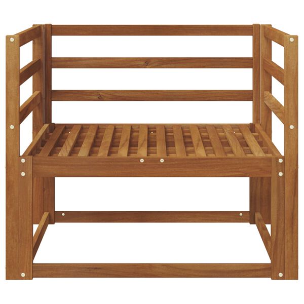 vidaXL K&uuml;lt&eacute;ri k&ouml;z&eacute;pső kanap&eacute; T&ouml;m&ouml;r Ak&aacute;cfa Term&eacute;szetes