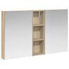 vidaXL F&uuml;rdőszobai Szekr&eacute;ny Szett 3 db 100 x 10,5 x 60,5 cm Szerelt fa