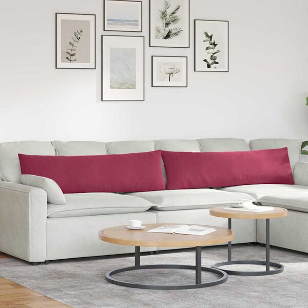 vidaXL Kanap&eacute; p&aacute;rn&aacute;k 2 pcs Bord&oacute; 145 x 40 cm B&aacute;rsonyos sz&ouml;vet