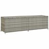 vidaXL sz&uuml;rke polyrattan kerti t&aacute;rol&oacute;l&aacute;da 200 x 50 x 60 cm