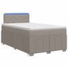 vidaXL Boxspring &aacute;gy matraccal T&oacute;psz&iacute;nű 120 x 190 cm Sz&ouml;vet
