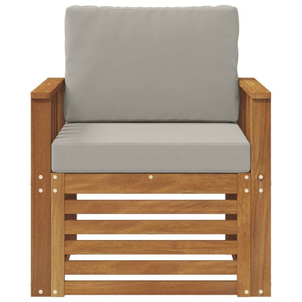 vidaXL K&uuml;lt&eacute;ri kanap&eacute; szett p&aacute;rn&aacute;val Term&eacute;szetes 71 x 63 x 73 cm