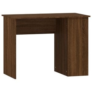 vidaXL barna t&ouml;lgysz&iacute;nű szerelt fa &iacute;r&oacute;asztal 100 x 55 x 75 cm