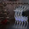 vidaXL 3 db színes XXL akril karácsonyi rénszarvas 250 LED 180 cm