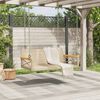 vidaXL b&eacute;zs polyrattan hintapad 109 x 62 x 40 cm