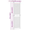 vidaXL Sz&eacute;fajt&oacute; 2 pcs Term&eacute;szetes 170 x 2,1 x 49,5 cm T&ouml;m&ouml;r fenyőfa