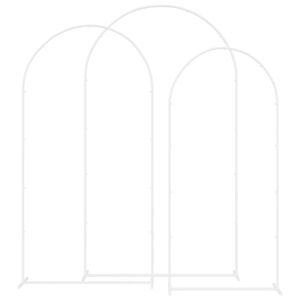 vidaXL Esk&uuml;vői &Iacute;v 3 db Feh&eacute;r 120 x 40 x 217 cm Ac&eacute;l