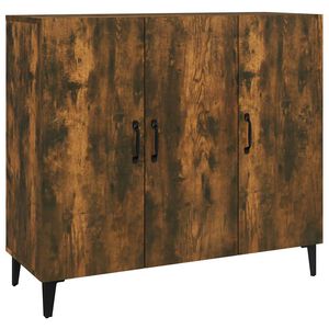 vidaXL f&uuml;st&ouml;s t&ouml;lgy sz&iacute;nű szerelt fa t&aacute;lal&oacute;szekr&eacute;ny 90 x 34 x 80 cm