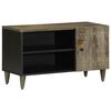 vidaXL vil&aacute;gossz&uuml;rke t&ouml;m&ouml;r mang&oacute;fa TV-szekr&eacute;ny 80x31,5x46 cm