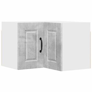 vidaXL Konyhaszekr&eacute;ny polcokkal Beton Sz&uuml;rke 57 x 57 x 40 cm Faanyag