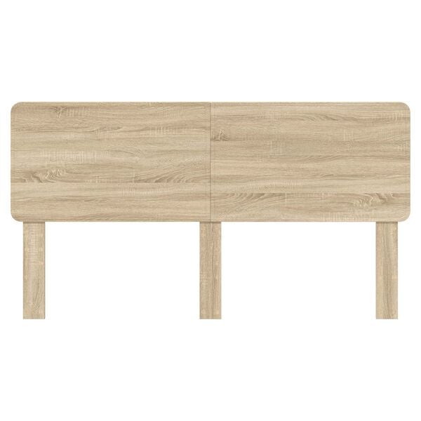 vidaXL Fejt&aacute;mla Sonoma t&ouml;lgy 180 cm Faanyag