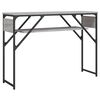vidaXL sz&uuml;rke sonoma sz&iacute;nű szerelt fa t&aacute;lal&oacute;asztal polccal 105x30x75cm