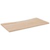 vidaXL t&ouml;m&ouml;r fenyőfa asztallap 110 x 60 x 2,5 cm
