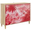 vidaXL Sz&eacute;f AACHEN Sonoma 102 x 33 x 75 cm Szerelt Fa