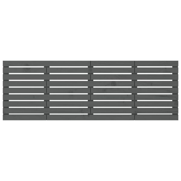 vidaXL sz&uuml;rke t&ouml;m&ouml;r fenyőfa fali fejt&aacute;mla 206 x 3 x 63 cm