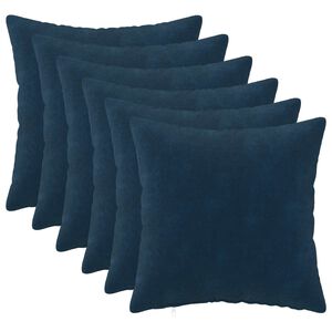 vidaXL P&aacute;rna 6 db HEERLEN K&eacute;k 30 x 30 cm Mikrosz&aacute;las Pl&uuml;ss