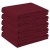 vidaXL Asztal Ter&iacute;tő 5 db Ov&aacute;lis Bord&oacute; 130 x 220 cm Poli&eacute;szter