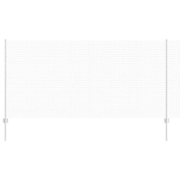 vidaXL Ker&iacute;t&eacute;s oszlopokkal Ez&uuml;st 1,2 x 10 m Ac&eacute;l