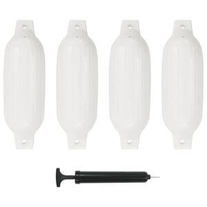 vidaXL 4 darab feh&eacute;r PVC cs&oacute;nak l&ouml;kh&aacute;r&iacute;t&oacute; 41 x 11,5 cm