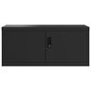vidaXL fekete ac&eacute;l irattart&oacute; szekr&eacute;ny 90x40x40 cm