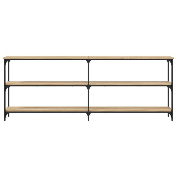 vidaXL sonoma tölgyfa konzolasztal 200 x 29 x 75 cm